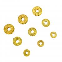 Brass Spacer Beads, plated, DIY golden 