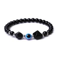 Evil Eye Jewelry Bracelet, Natural Stone, fashion jewelry & Unisex, Chain .5cm 