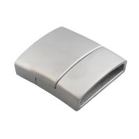 Rectangle Stainless Steel Magnetic Clasp, 304 Stainless Steel, DIY, original color Approx 