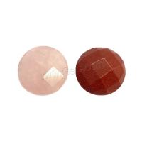 Cabochons en pierres précieuses, quartz rose, avec pierre d'or, dôme, DIY & facettes, plus de couleurs à choisir, 25mm, Vendu par PC