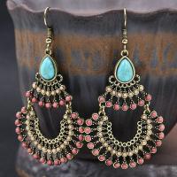 Zinc Alloy Drop Earring, fashion jewelry & for woman 