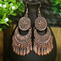 Zinc Alloy Drop Earring, fashion jewelry & for woman 