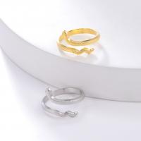 Edelstahl Fingerring, 304 Edelstahl, Schlange, plattiert, Modeschmuck & unisex, keine, width:13mm,thickness:2mm, verkauft von PC