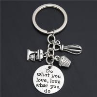 Zinc Alloy Key Chain Jewelry, fashion jewelry Key ring mm 