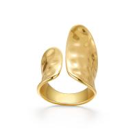 Messing Fingerring, 18K vergoldet, Modeschmuck & für Frau, goldfarben, verkauft von PC