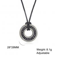 Edelstahl Schmuck Halskette, 304 Edelstahl, mit Wachsschnur, plattiert, unisex & verschiedene Stile für Wahl, keine, Länge:ca. 60 cm, verkauft von PC