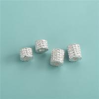 Sterling Silver Spacer Beads, 925 Sterling Silver, plated, DIY silver color 