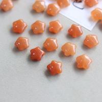 Haarstock-Befunde, Roter Aventurin, Stern, DIY, rot, 12mm, verkauft von PC