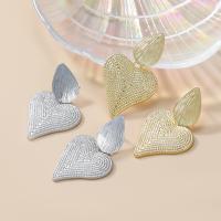 Zinc Alloy Drop Earring, Heart, plated, fashion jewelry & for woman 