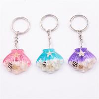 Resin Key Chain, Shell, epoxy gel, Unisex 