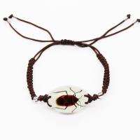 Harz Armbänder, mit Terylen Schnur, unisex & verschiedene Stile für Wahl & glänzend, Länge:ca. 6-11 ZollInch, verkauft von PC