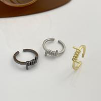 Zinklegierung Fingerring , plattiert, Modeschmuck & für Frau, keine, Innendurchmesser:ca. 17mm, verkauft von PC