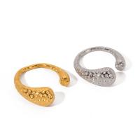 Edelstahl Fingerring, 304 Edelstahl, Vakuum-Ionen-Beschichtung, Modeschmuck & für Frau, keine, inner diamete 17.1mm, verkauft von PC