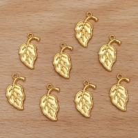 Zinc Alloy Leaf Pendants, plated, DIY Approx 