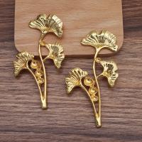 Hair Stick Findings, Zinc Alloy, Flower, plated, vintage & DIY 