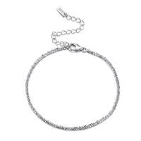 Sterling Silver Bracelets, 925 Sterling Silver, with 5CM extender chain, plated, for woman, silver color Approx 16.5 cm 