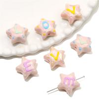 Enamel Acrylic Beads, Star, DIY Approx 2mm 