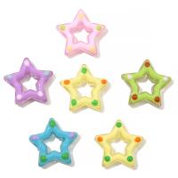 Enamel Acrylic Beads, Star, DIY 27mm Approx 2mm 