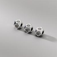 Sterling Silver Spacer Beads, 925 Sterling Silver, Antique finish, DIY 