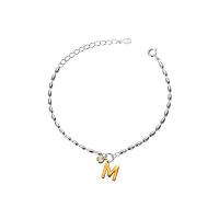 Pulseras de plata de cúbico zirconia, Plata de ley 925, Joyería & diferentes estilos para la opción & micro arcilla de zirconia cúbica & para mujer, longitud:aproximado 14.5-18 cm, Vendido por UD