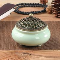 Porcelain Incense Burner, half handmade, for home and office & durable 