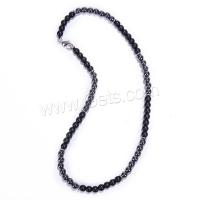 Gemstone Necklaces, Natural Stone, fashion jewelry & Unisex 6mm Inch 