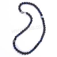 Gemstone Necklaces, Natural Stone, fashion jewelry & Unisex 8mm Inch 