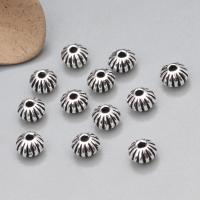 Sterling Silver Spacer Beads, 925 Sterling Silver, Antique finish, DIY, original color, 6mm 