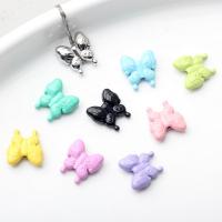 Zinc Alloy Animal Pendants, Butterfly, painted, DIY 