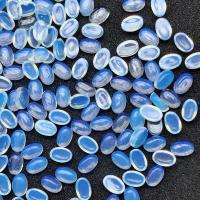 Meer-Opal-Cabochon, Opal, oval, DIY, blau, 4x6mm, ca. 100PCs/Tasche, verkauft von Tasche