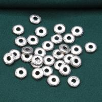 925 Sterling Silber Dichtbeilage, Antikes Finish, DIY, originale Farbe, 7x1.5mm, verkauft von PC