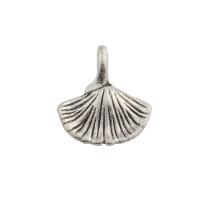 Zinc Alloy Leaf Pendants, fashion jewelry & Unisex Approx 3mm 