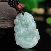 Jadeite Pendant, DIY Pendant size :32-21-5mm 