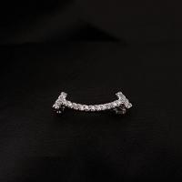 Rhinestone Zinc Alloy Brooch, fashion jewelry & for woman & with rhinestone Brooch mm 