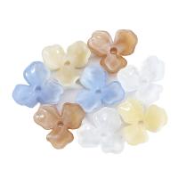 Haarstock-Befunde, Acryl, Blume, Spritzgießen, DIY, keine, 23x25mm, Bohrung:ca. 3mm, ca. 100PCs/Tasche, verkauft von Tasche