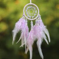 Mode Dreamcatcher, plume, avec Fil de coton & pierre gemme, Attrapeur de rêves, bijoux de mode, plus de couleurs à choisir Vendu par PC