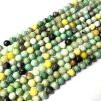 Single Gemstone Beads, Jade, Round, polished, DIY & faceted Approx 38 cm 