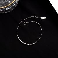 Fashion Jewelry Anklet, Argent sterling 925, bijoux de mode & pour femme Environ 9.56 pouce, Vendu par PC