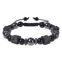 Edelstein Armbänder, Naturstein, handgemacht, Einstellbar & Modeschmuck & verschiedenen Materialien für die Wahl & unisex, Länge:ca. 7-11.8 ZollInch, verkauft von PC