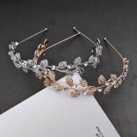 Braut Diademe, Zinklegierung, plattiert, Modeschmuck & für Frau & mit Strass, keine, 140x130x30mm, verkauft von PC