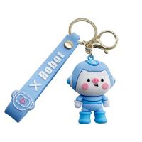 Plastic Key Chain, Soft PVC, with Zinc Alloy, multifunctional 