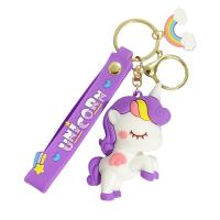 Plastic Key Chain, Soft PVC, with Zinc Alloy, multifunctional & Unisex 