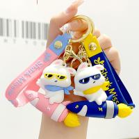 Plastic Key Chain, Soft PVC, with Zinc Alloy, multifunctional & Unisex 