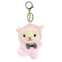 Fur Plush Key Chain, with Zinc Alloy, cute & Unisex 