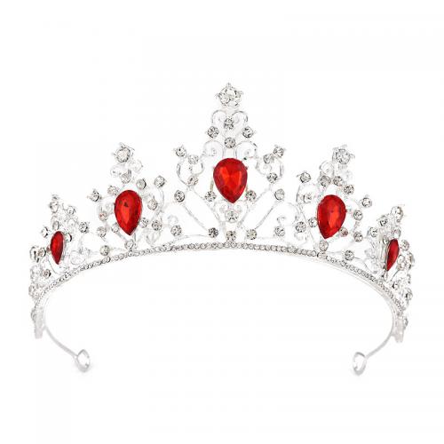 Bridal Tiaras, Zinc Alloy, plated, fashion jewelry & for woman & with rhinestone 