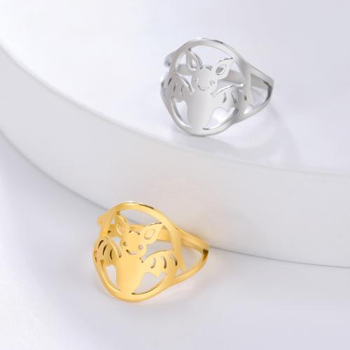 Edelstahl Fingerring, 304 Edelstahl, plattiert, unisex & verschiedene Größen vorhanden & hohl, keine, width:17.5mm, verkauft von PC