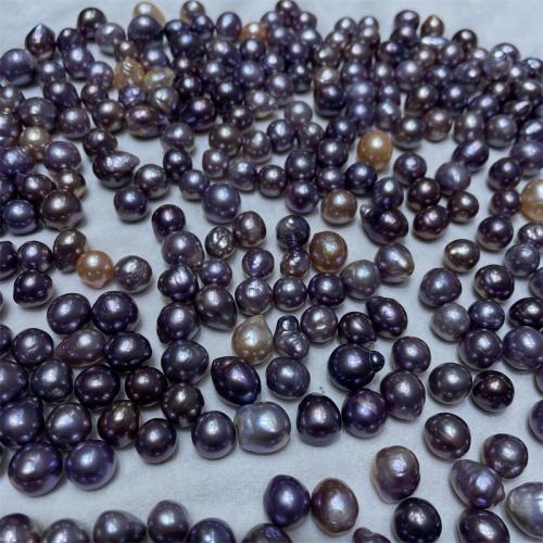 Baroque Cultured Freshwater Pearl Beads, random style & DIY, mixed colors, 9-13mm 