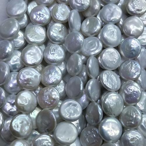 Baroque Cultured Freshwater Pearl Beads, DIY, white, 12-13mm Approx 37 cm 