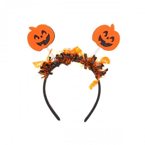 Nuevas joyas y decoraciones populares de Halloween, paño, Calabaza, Diseño de Halloween & Joyería & para mujer, color mixto, diámetro interior:aproximado 112mm, Vendido por UD