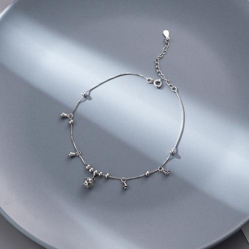 Мода ювелирные изделия anklet, 925 пробы, ювелирные изделия моды & Женский, длина:Приблизительно 10.11 дюймовый, продается PC